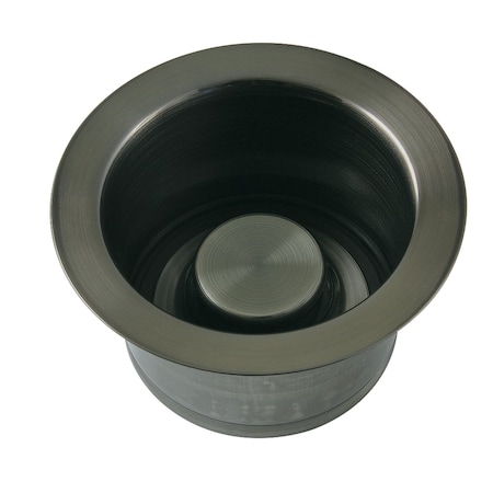 Kingston Brass Extended Disposal Flange, Black Stainless BS2003VN